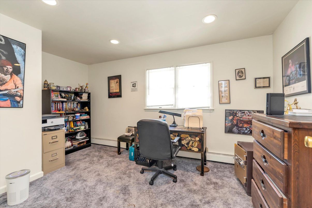 Home Office, Interior, Recessed Lighting