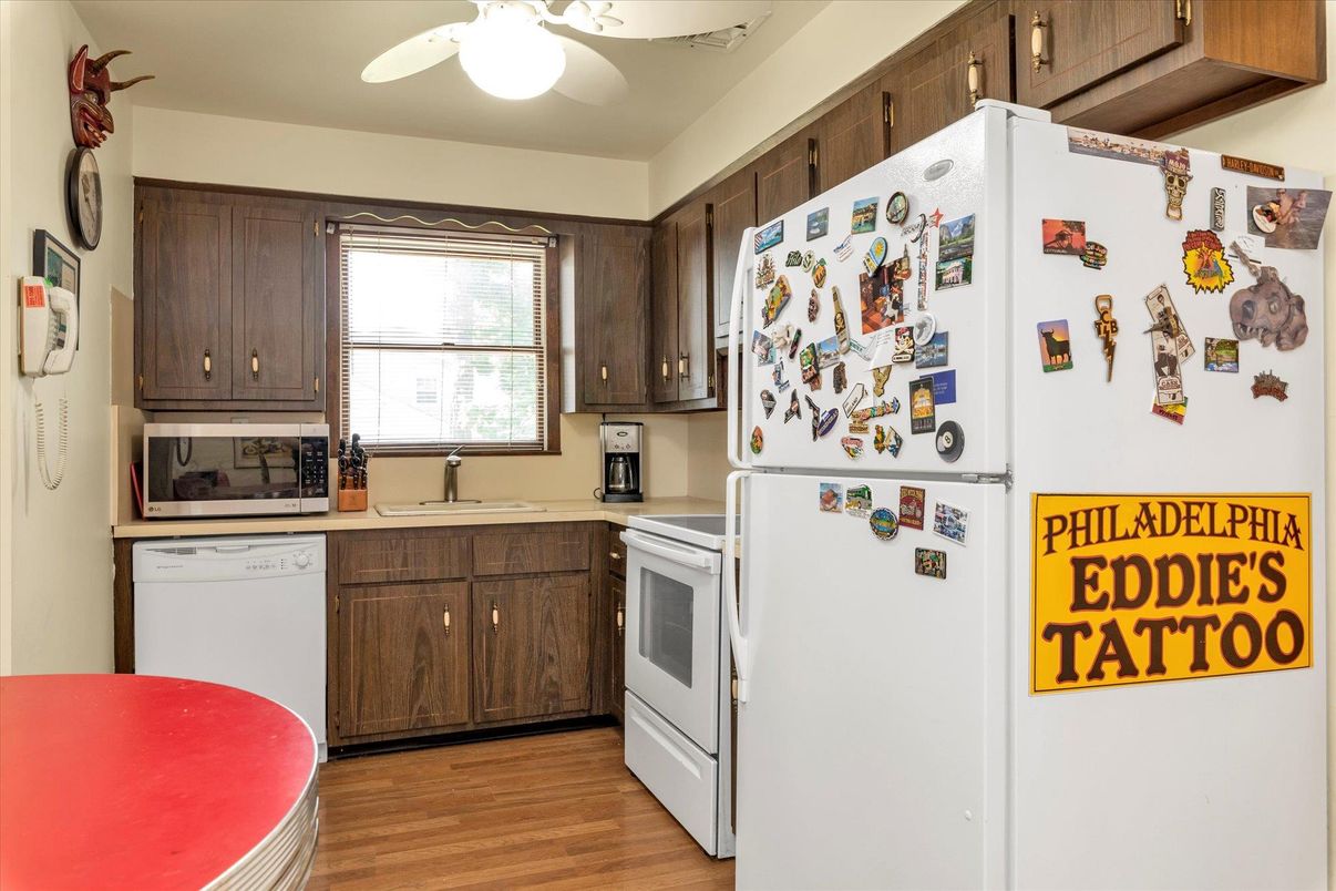 Interior, Kitchen, Wood Texture Flooring