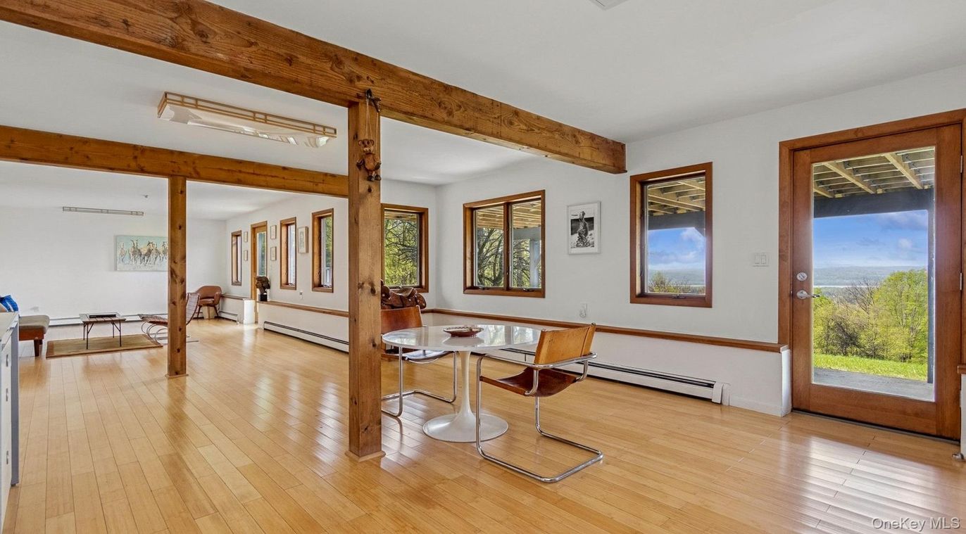 Home Office, Interior, Wooden Beams, Wood Texture Flooring