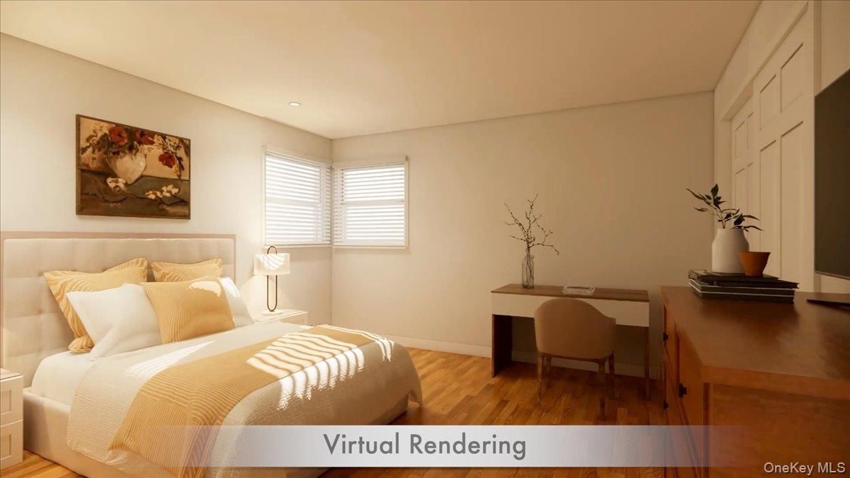 Bedroom, Home Office, Interior, Recessed Lighting, Wood Texture Flooring
