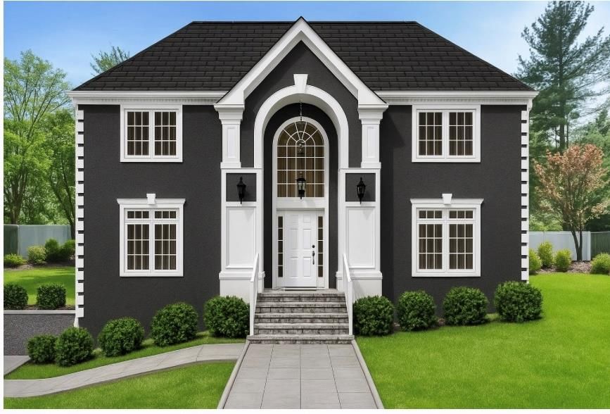 Exterior, Facade, French Provincial