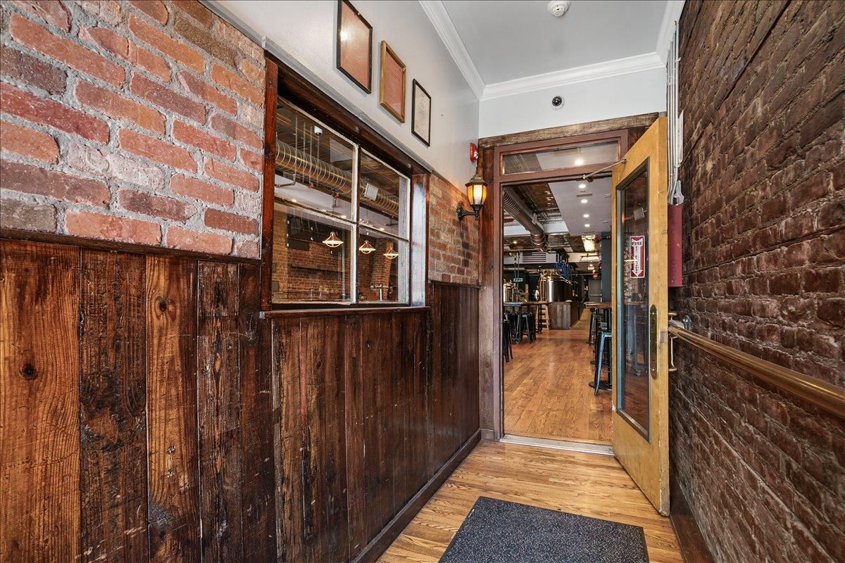 Interior, Recessed Lighting, Stone Walls, Wood Texture Flooring