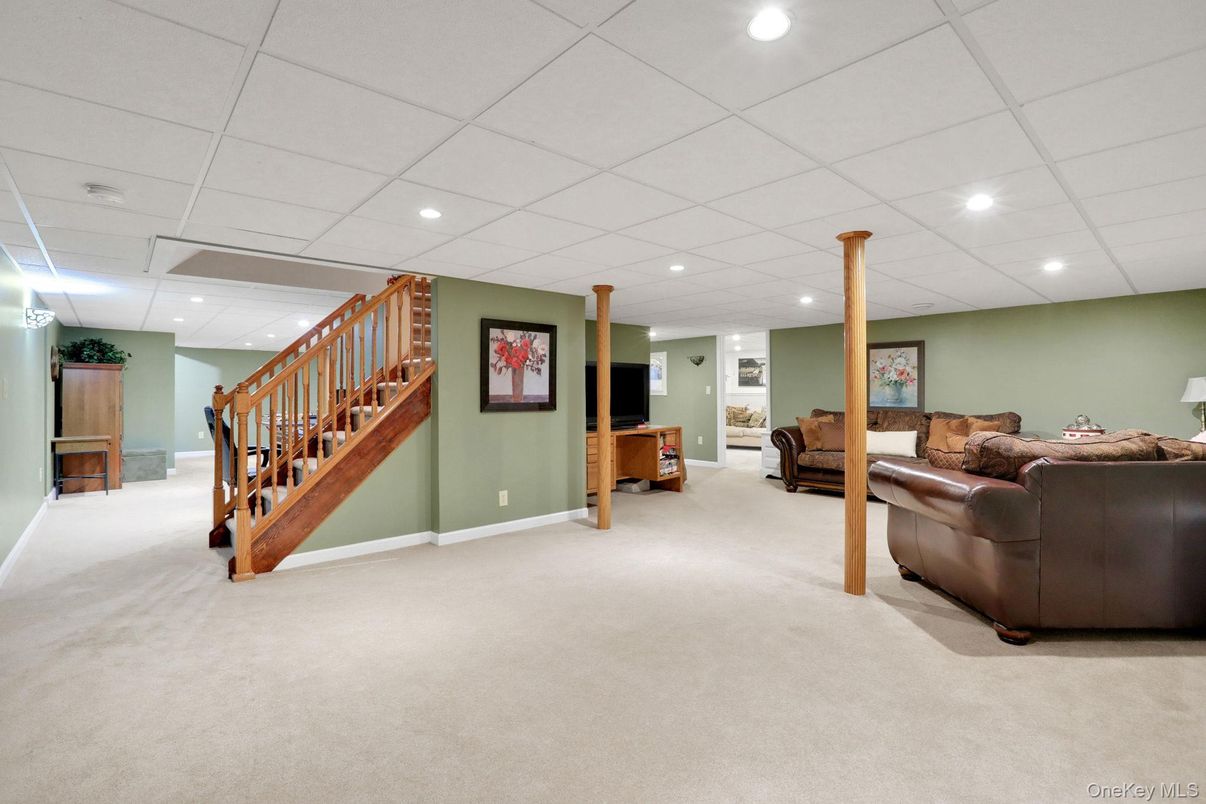 Interior, Living room, Recessed Lighting