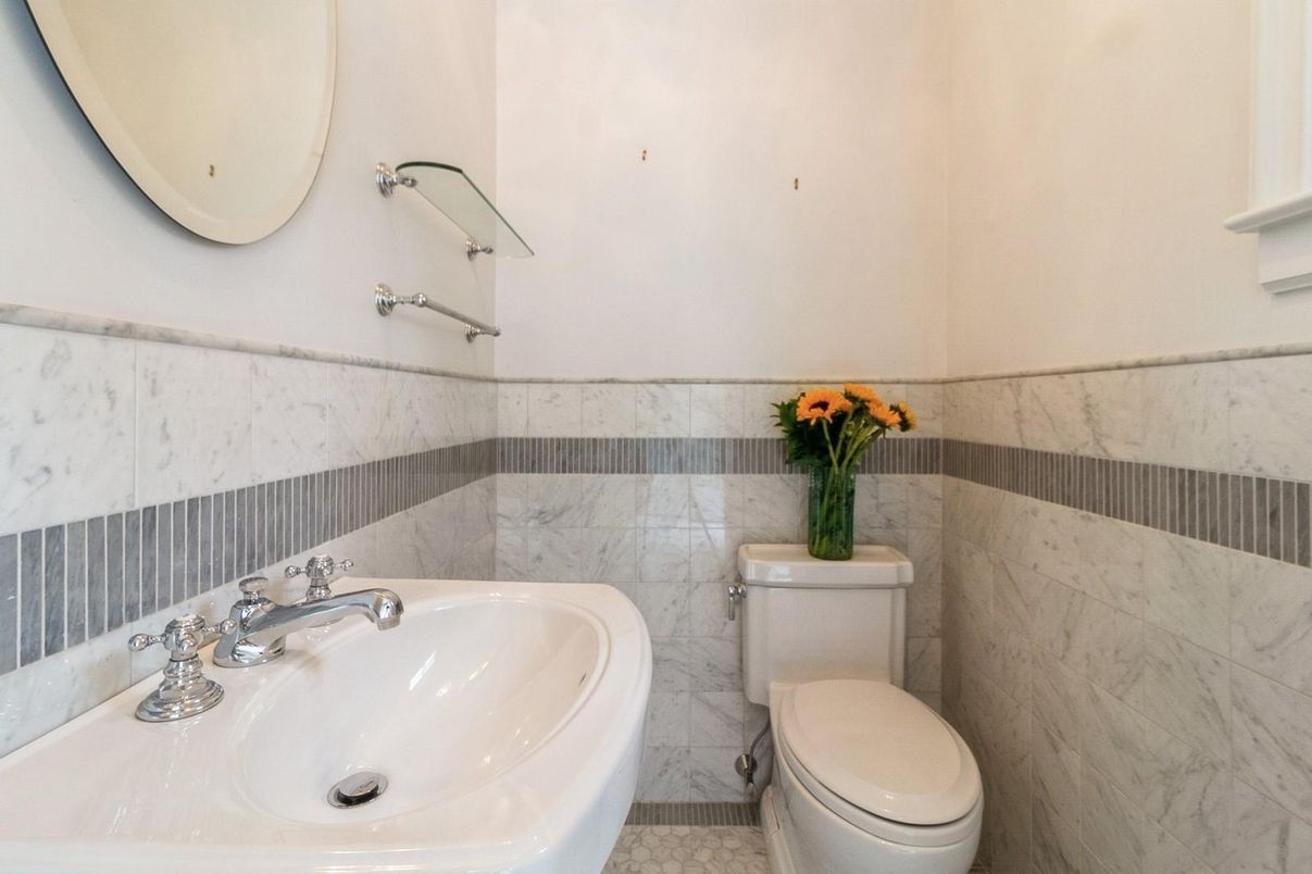 Bathroom, Interior, Marble Walls