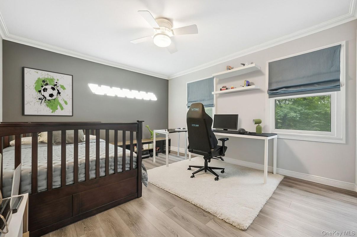 Home Office, Interior, Wood Texture Flooring
