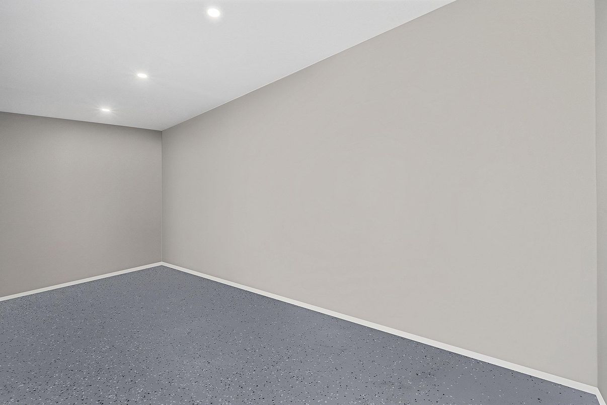 Empty room, Interior, Recessed Lighting