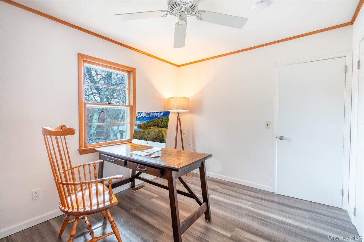Home Office, Interior, Wood Texture Flooring