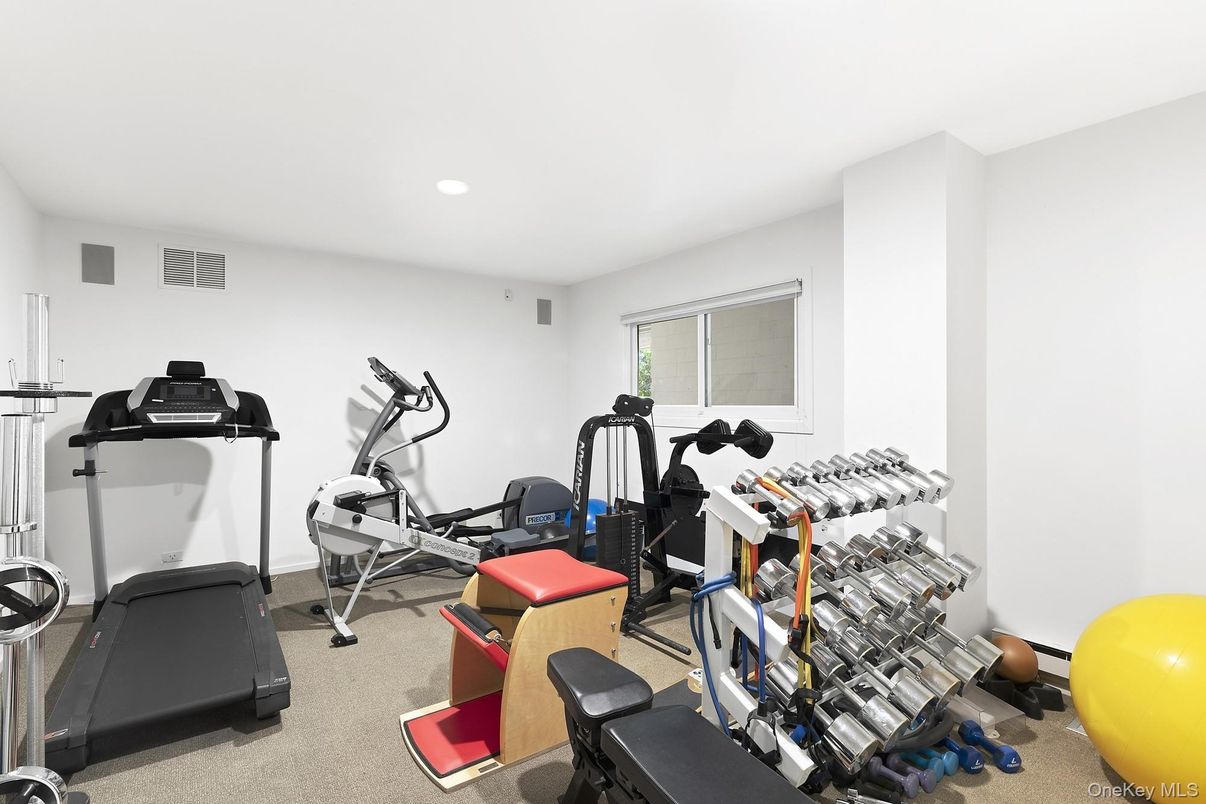 Fitness Equipment, Interior, Recessed Lighting