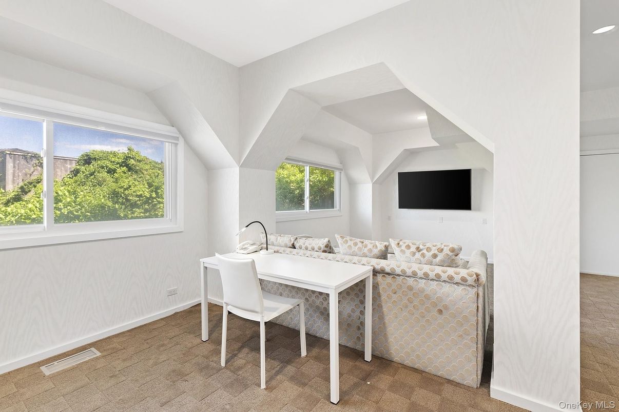 Home Office, Interior, Recessed Lighting