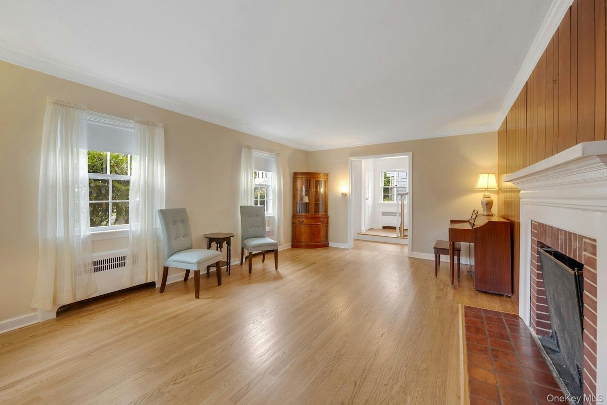 Fireplace, Interior, Wood Texture Flooring