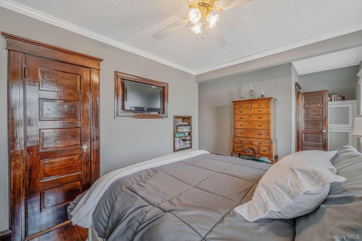Bedroom, Interior, Wood Texture Flooring