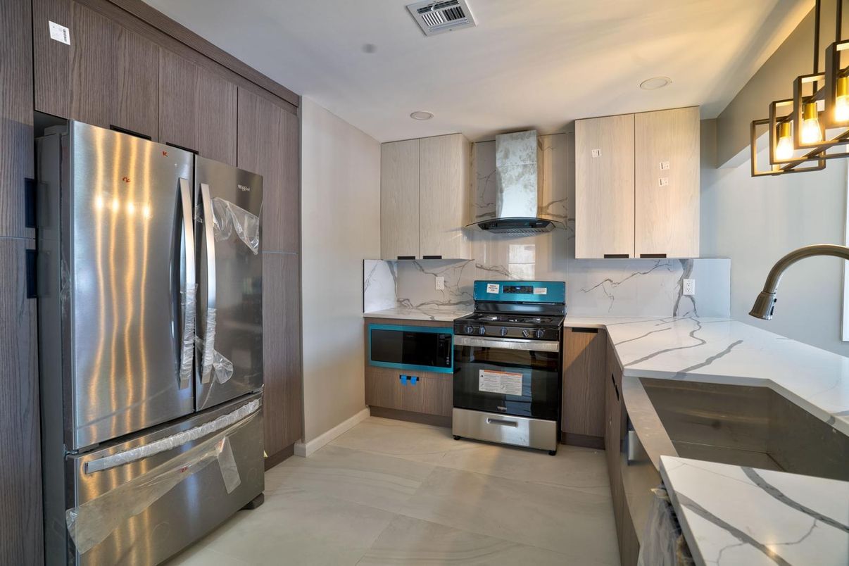 Interior, Kitchen, Recessed Lighting, Stainless Steel Appliances