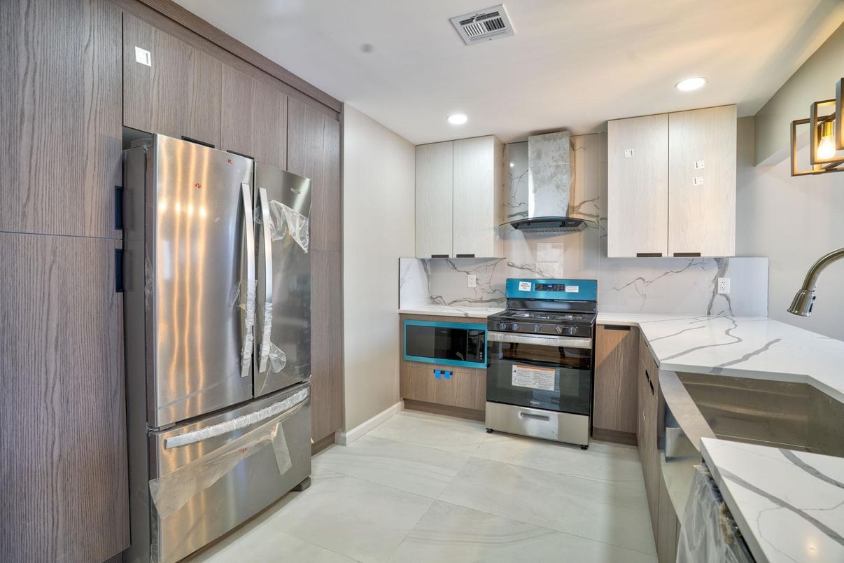 Interior, Kitchen, Recessed Lighting, Stainless Steel Appliances
