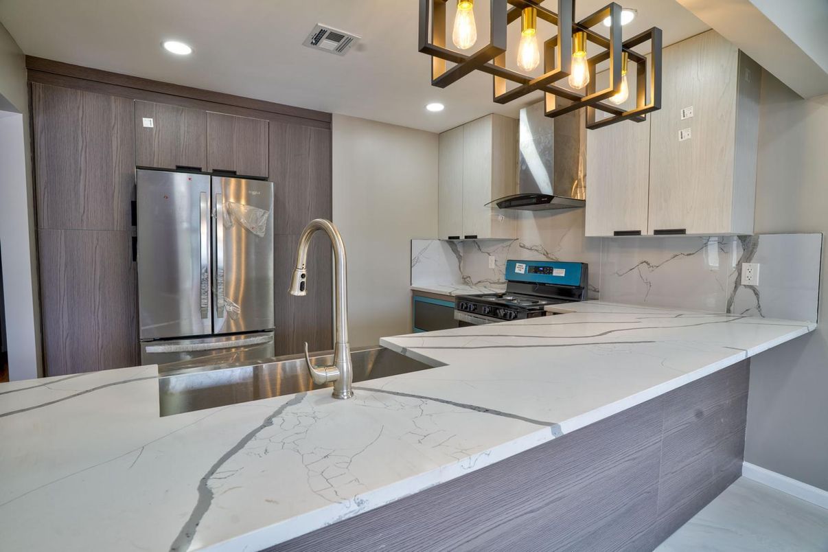 Interior, Kitchen, Recessed Lighting, Stainless Steel Appliances