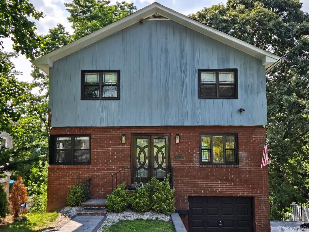 Attached, Exterior, Facade, Brick Facade, Farmhouse