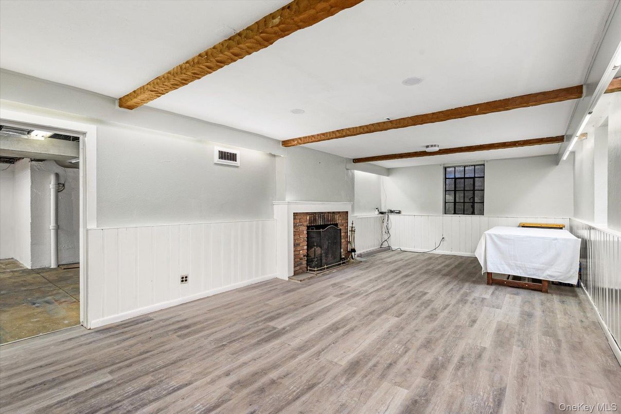 Fireplace, Interior, Wooden Beams, Wood Texture Flooring