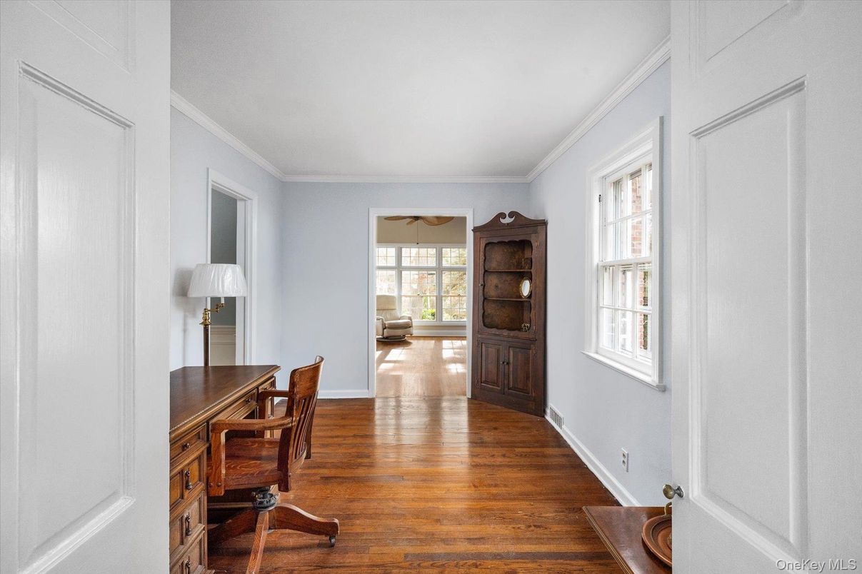 Home Office, Interior, Wood Texture Flooring