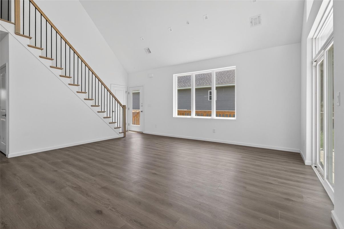 Empty room, Interior, Wood Texture Flooring