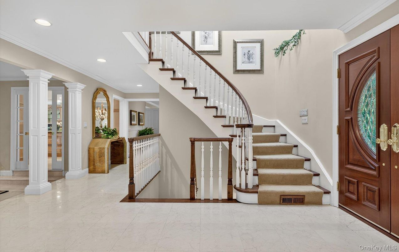 Interior, Marble, Recessed Lighting