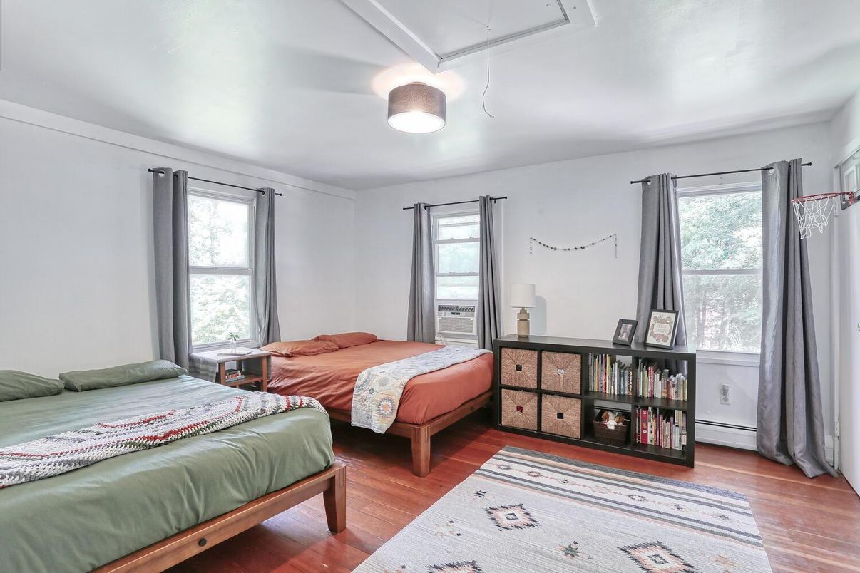Bedroom, Interior, Wood Texture Flooring