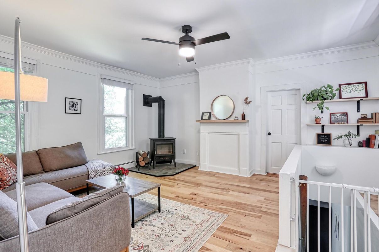Fireplace, Interior, Living room, Wood Texture Flooring
