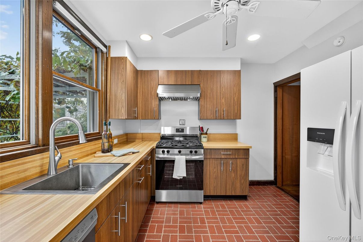Interior, Kitchen, Recessed Lighting, Stainless Steel Appliances