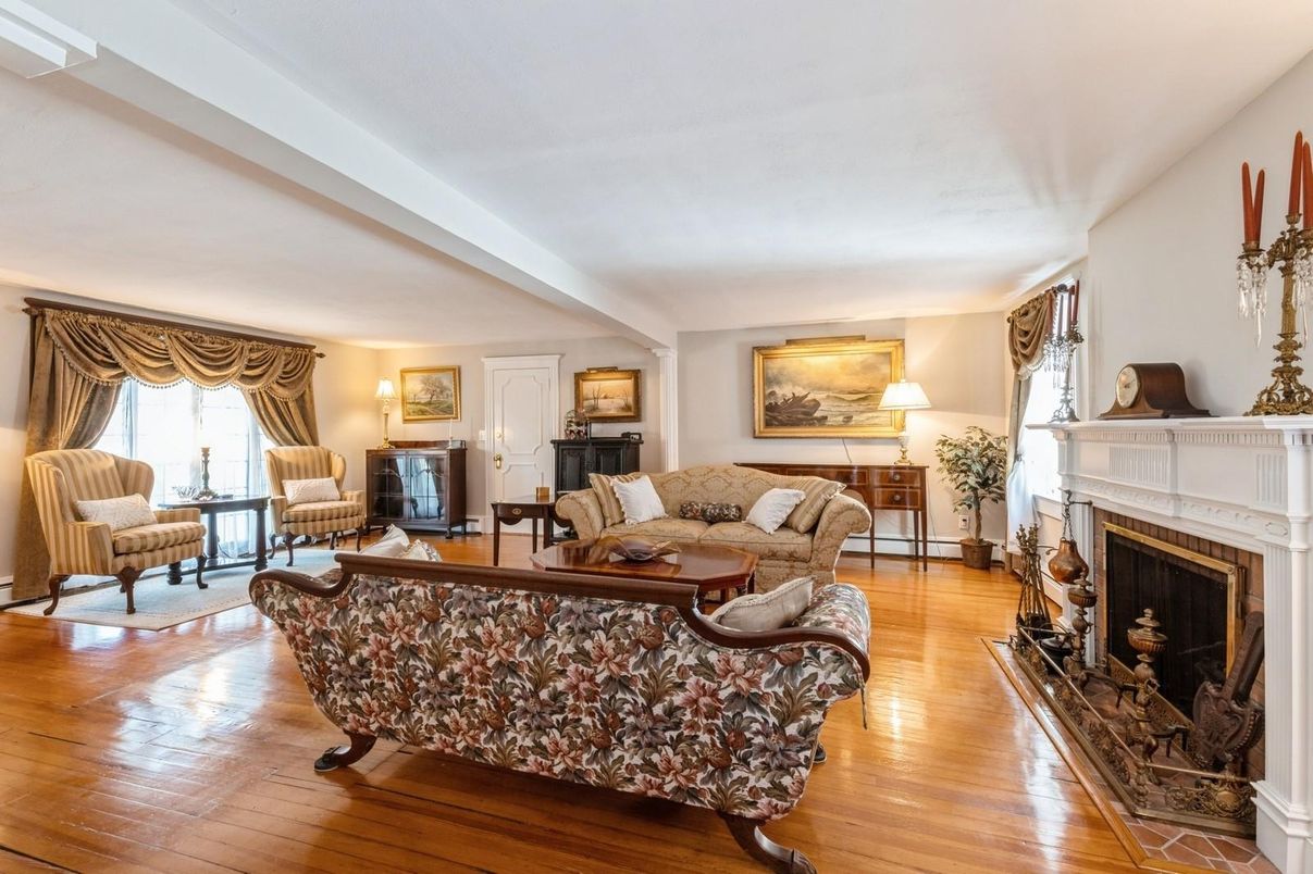 Fireplace, Interior, Living room, Wood Texture Flooring