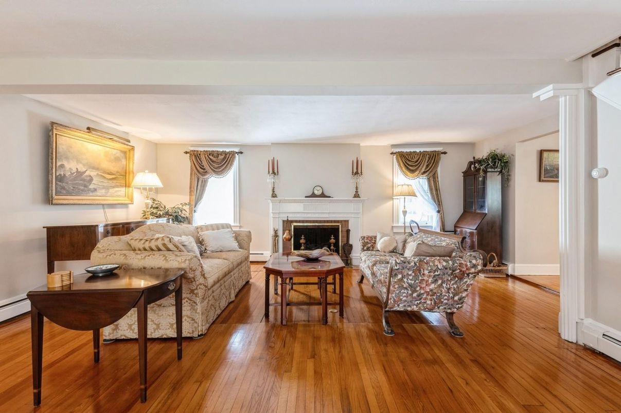 Fireplace, Interior, Living room, Wood Texture Flooring