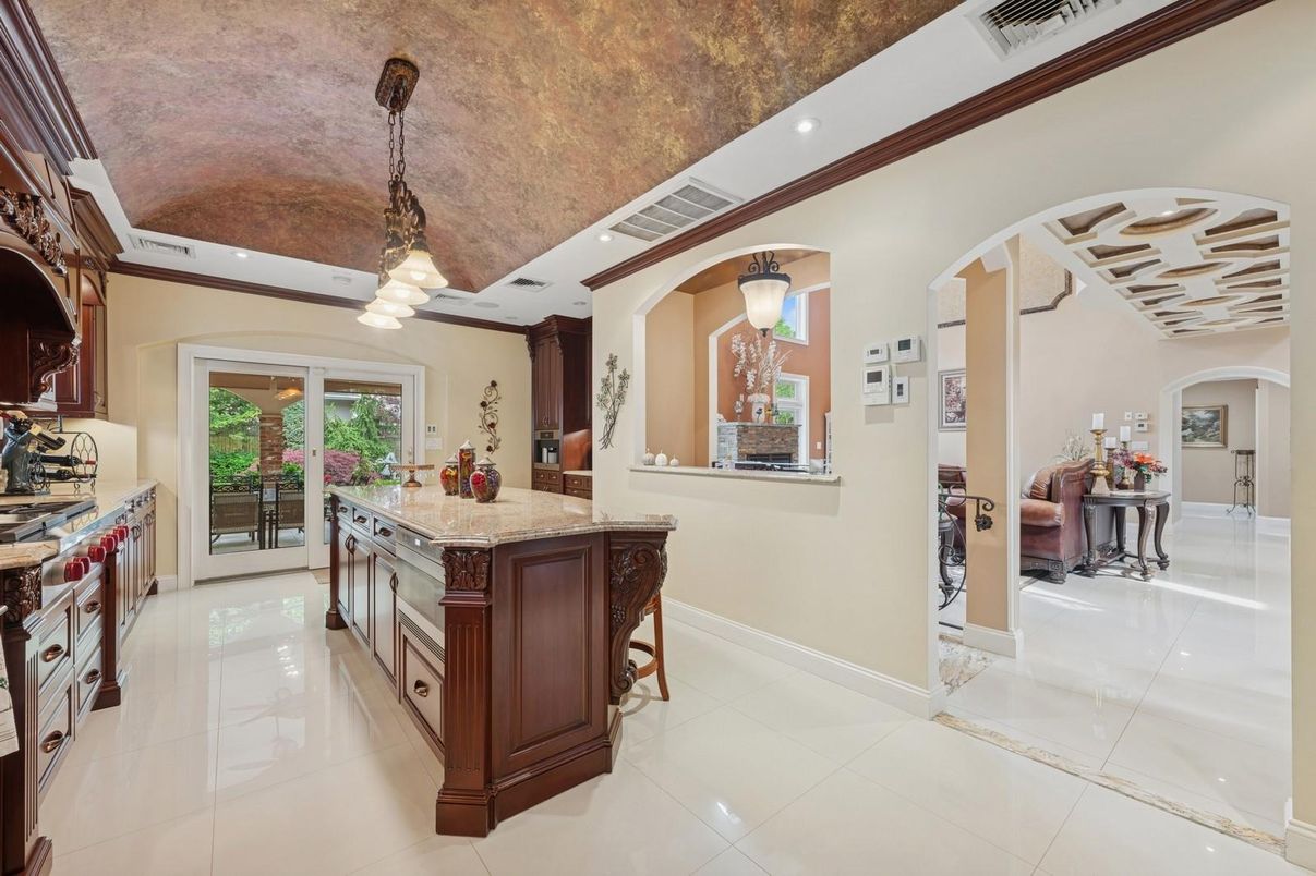 Interior, Kitchen, Pendant Lights, Recessed Lighting