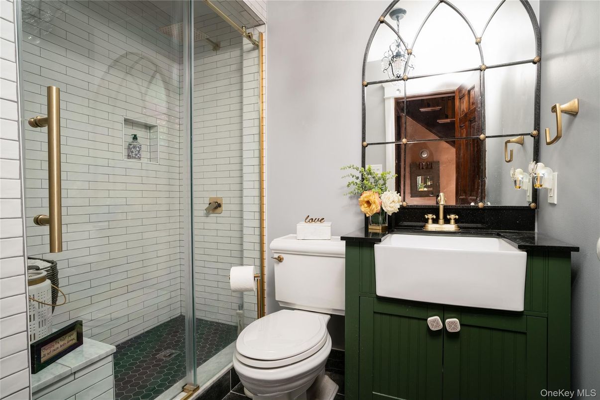 Bathroom, Glass Shower, Interior
