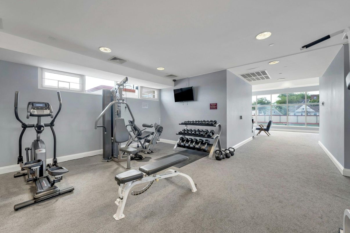 Fitness Equipment, Interior, Recessed Lighting