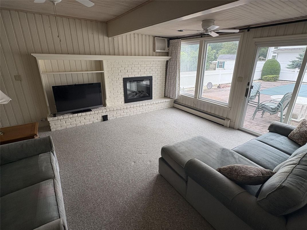 Fireplace, Interior, Living room, Stone Walls