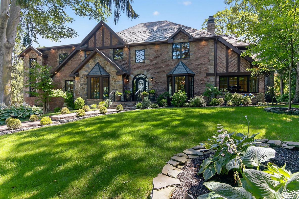 Backyard, Exterior, Facade, Brick Facade, Tudor Revival
