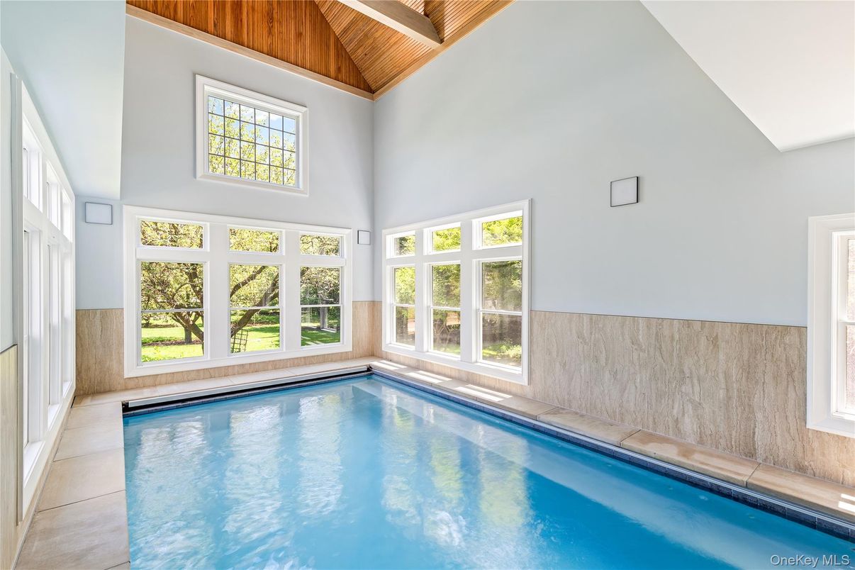 Interior, Pool, Wooden Beams, Wooden Ceilings