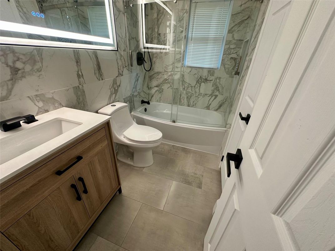 Bathroom, Glass Shower, Interior, Marble Walls