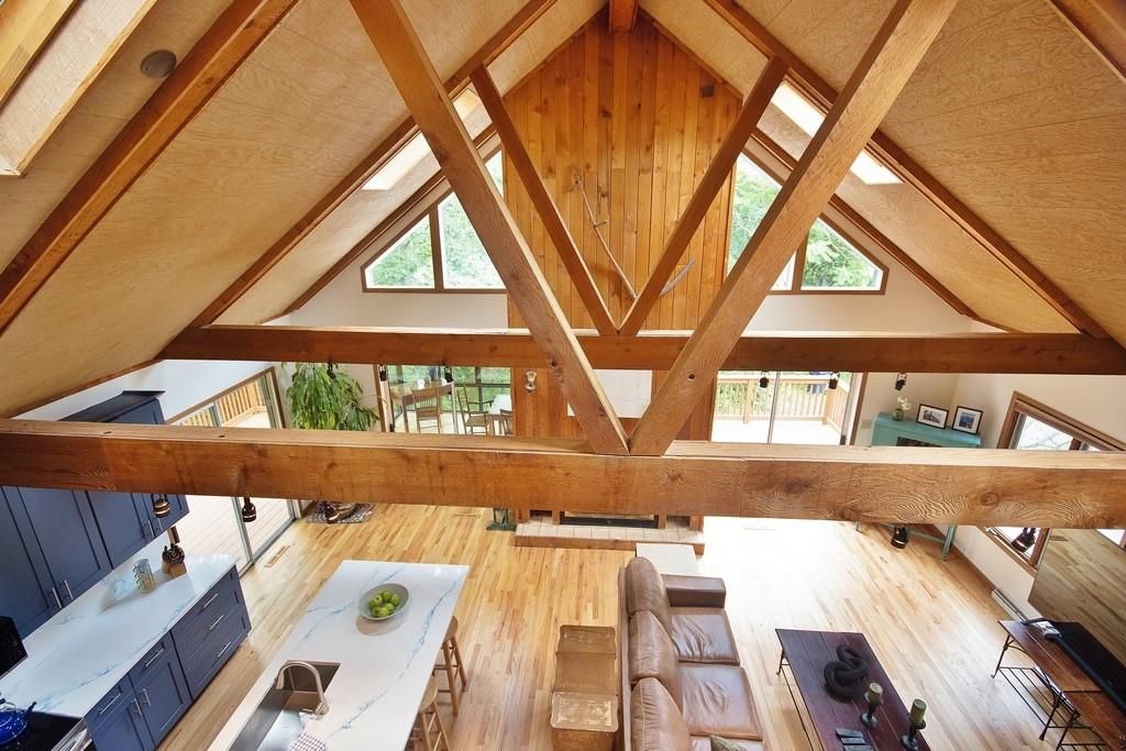 Interior, Wooden Beams, Wood Texture Flooring