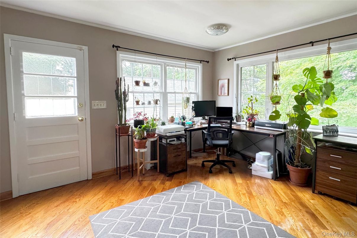 Home Office, Interior, Wood Texture Flooring