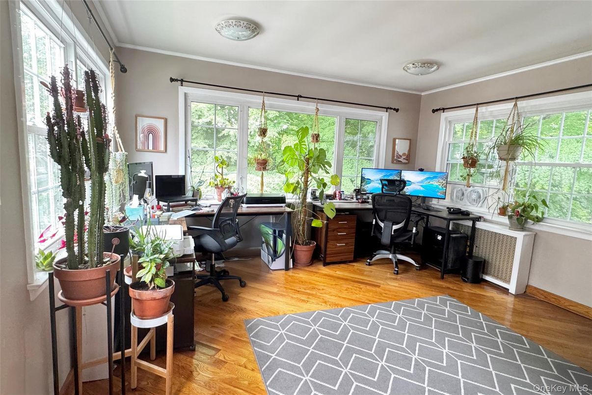 Home Office, Interior, Wood Texture Flooring