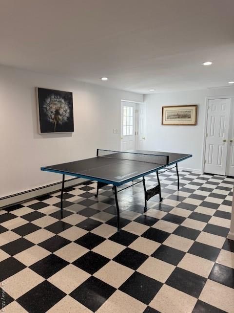 Game Room, Interior, Recessed Lighting