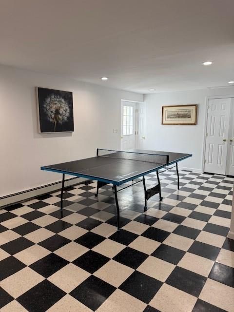 Game Room, Interior, Recessed Lighting