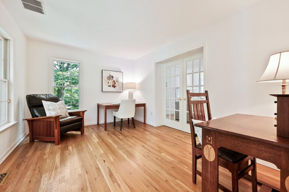 Home Office, Interior, Wood Texture Flooring
