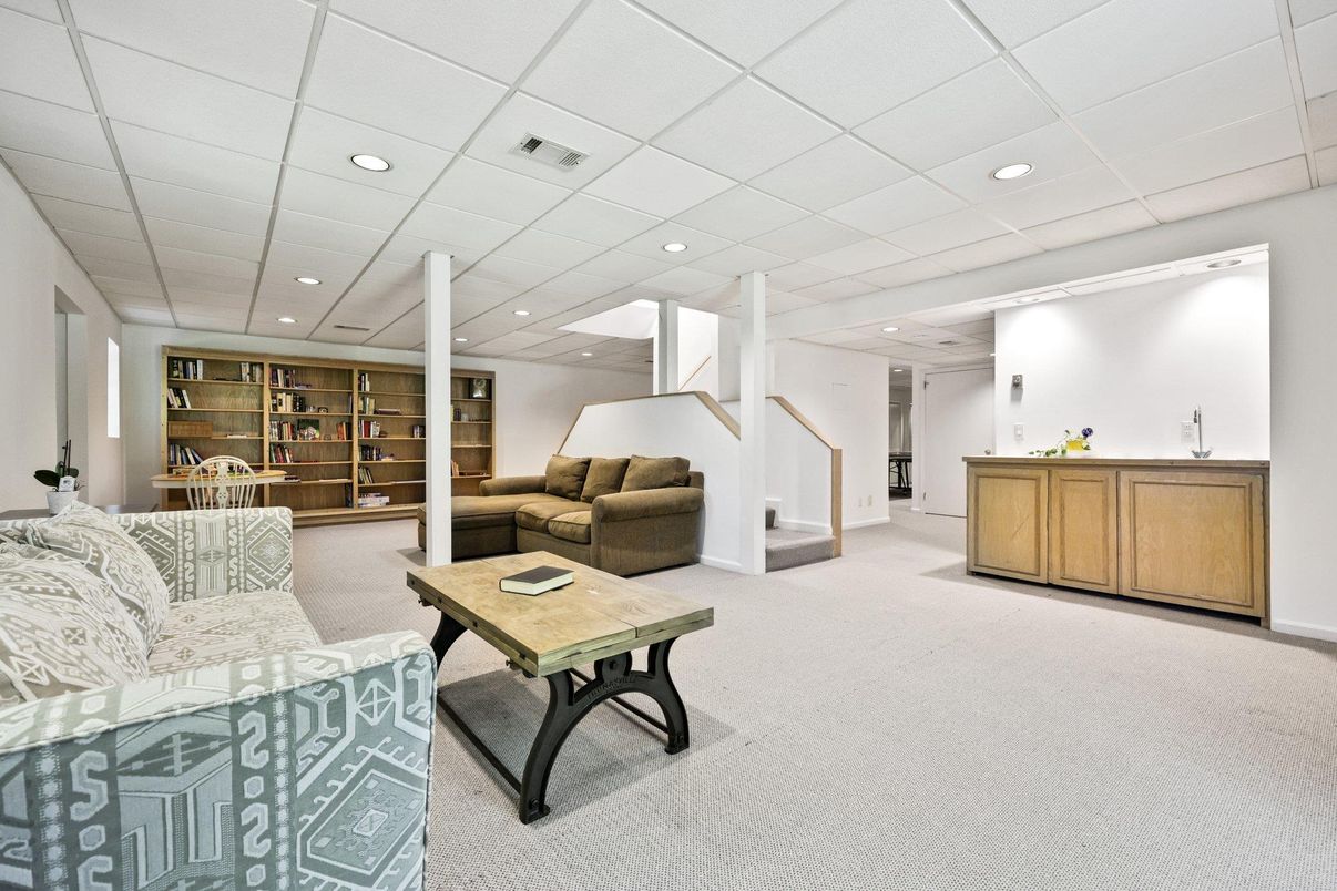 Interior, Living room, Recessed Lighting