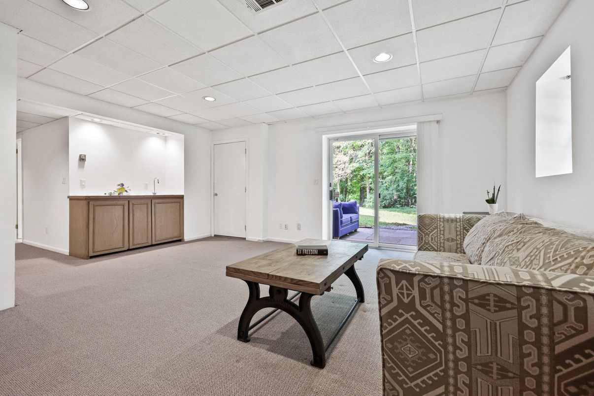 Interior, Living room, Recessed Lighting