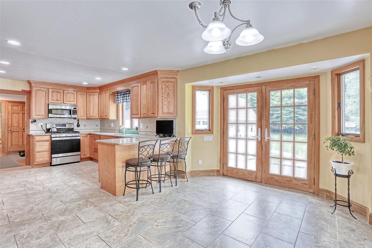 Interior, Kitchen, Recessed Lighting, Stainless Steel Appliances