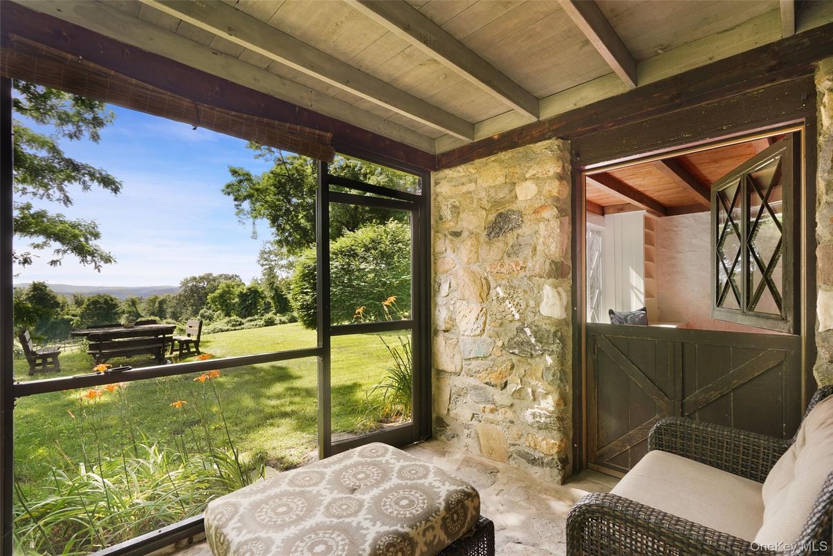 Interior, Sun Room, Wooden Beams, Wooden Ceilings