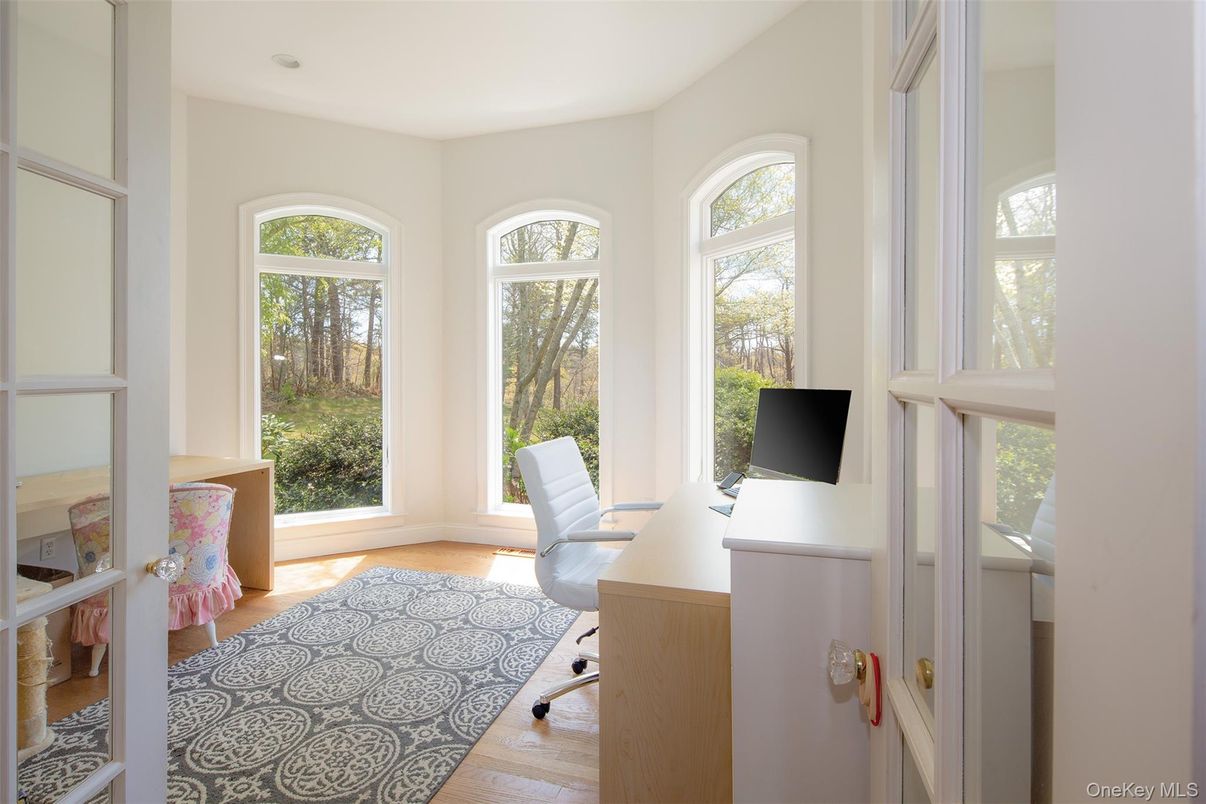 Home Office, Interior, Wood Texture Flooring