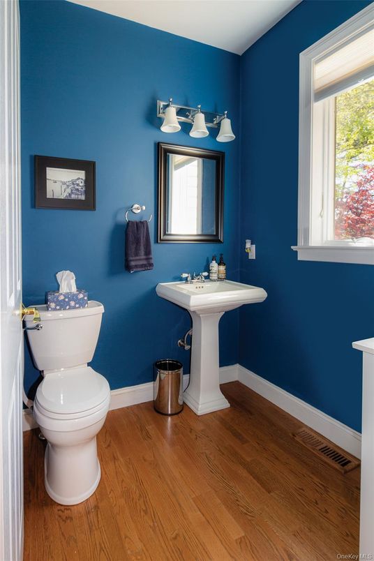 Bathroom, Interior, Wood Texture Flooring