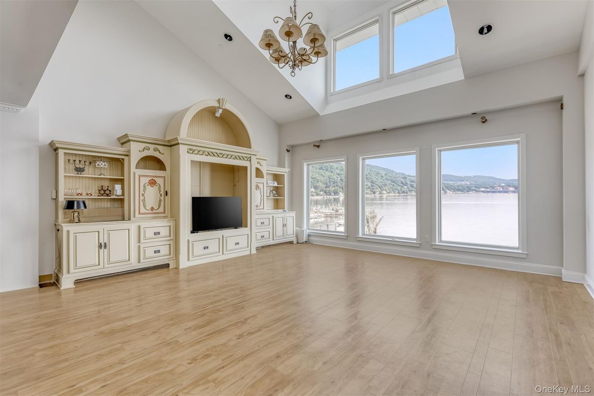 Chandelier, Interior, Wood Texture Flooring