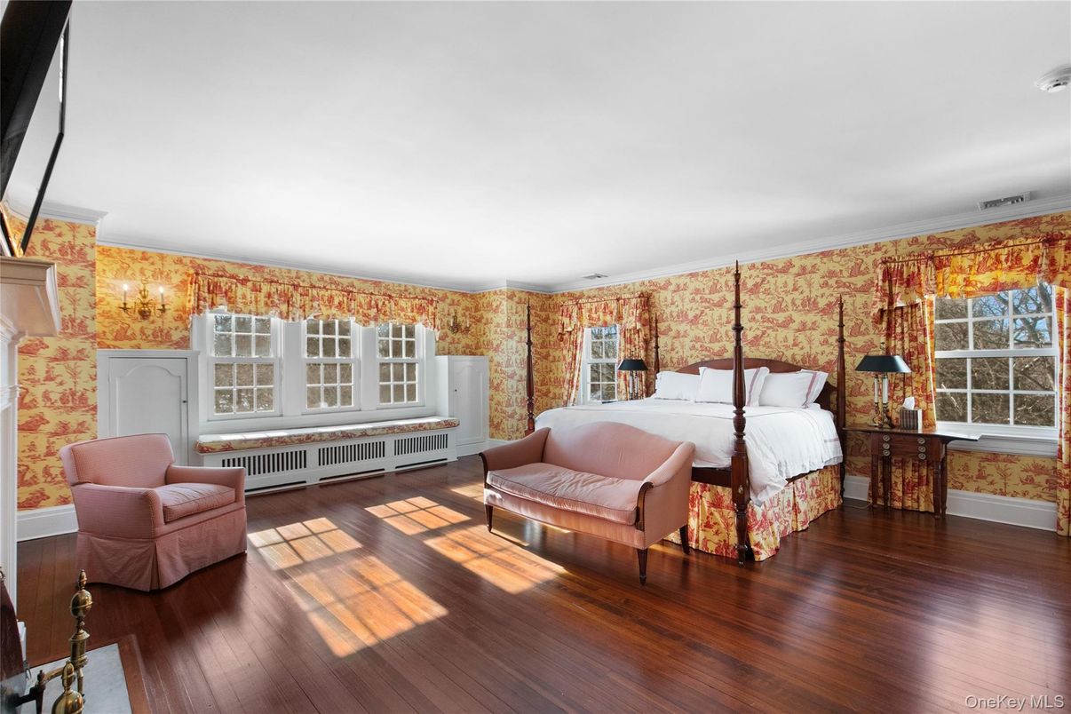 Bedroom, Interior, Wood Texture Flooring
