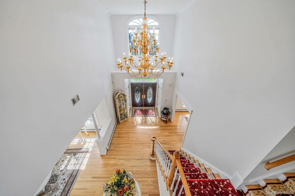 Chandelier, Interior, Wood Texture Flooring